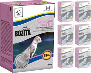 Bozita BOZITA Feline Sensitive Hair Skin 6 x 190g 1