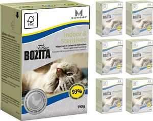 Bozita BOZITA Feline Indoor Sterilised 6 x 190g 1