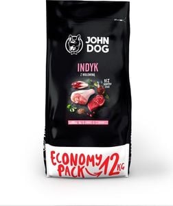 John Dog John Dog KARMA SUCHA. INDYK Z WOŁOWINĄ 12kg (małe rasy) 1