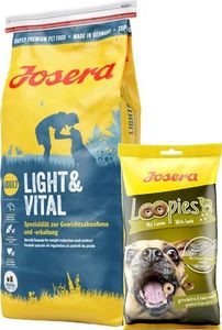 Josera Light & Vital 15kg + przysmak Loopies 150g 1