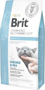 Brit Brit gf veterinary diets cat Obesity 5kg 1