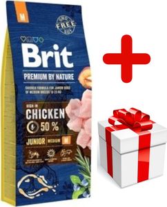 Brit BRIT Premium By Nature Junior M 15kg + niespodzianka dla psa GRATIS! 1