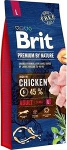 Brit Premium By Nature Adult L 15kg 2
