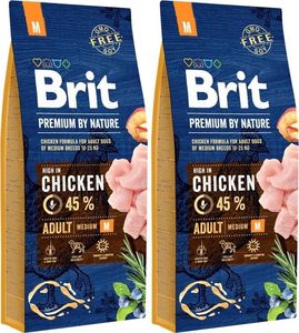Brit BRIT Premium By Nature Adult M 2x15kg 1