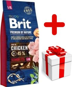 Brit BRIT Premium By Nature Senior L+XL 15kg + niespodzianka dla psa GRATIS! 1