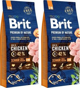 Brit BRIT Premium By Nature Senior S+M 2x15kg 1