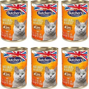 Butcher’s BUTCHER'S Natural&Healthy - kawałki z dziczyzną w galaretce 24x400g (kot) 2