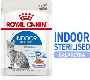 Royal Canin ROYAL CANIN Indoor Sterilised Jelly saszetka 12x85g 1