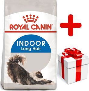 Royal Canin ROYAL CANIN Indoor Long Hair 10kg karma sucha dla kotów dorosłych, długowłose, przebywających wyłącznie w domu + niespodzianka dla kota GRATIS! 1