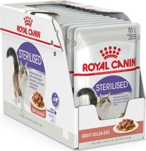 Royal Canin ROYAL CANIN Sterilised 24x85g karma mokra w sosie dla kotów dorosłych, sterylizowanych 2