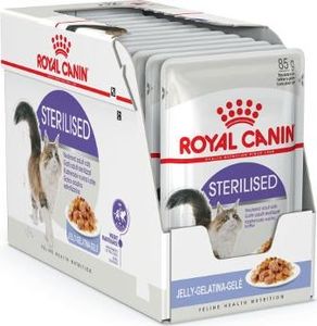 Royal Canin ROYAL CANIN Sterilised 24x85g karma mokra w galaretce dla kotów dorosłych, sterylizowanych 2