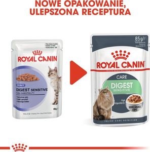Royal Canin ROYAL CANIN Digest Sensitive 24x85g karma mokra w sosie dla kotów dorosłych, wrażliwy przewód pokarmowy 2