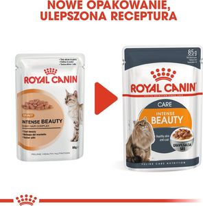 Royal Canin ROYAL CANIN Intense Beauty 24x85g karma mokra w sosie dla kotów dorosłych, zdrowa skóra, piękna sierść 2