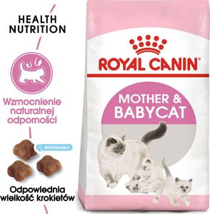 Royal Canin ROYAL CANIN Mother&Babycat 4kg karma sucha dla kotek w okresie ciąży, laktacji i kociąt od 1 do 4 miesiąca życia + Mysz w futerku na wędce! 1