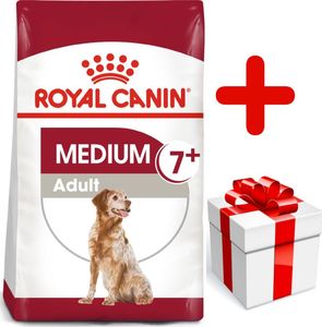 Royal Canin ROYAL CANIN Medium Adult 7+ 15kg karma sucha dla psów starszych od 7 do 10 roku życia, ras średnich + niespodzianka dla psa GRATIS! 1