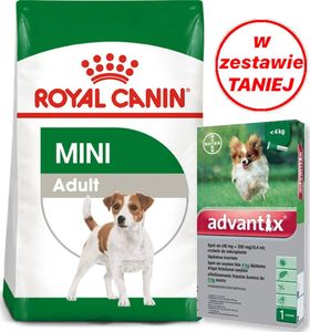 Royal Canin ROYAL CANIN Mini Adult 8kg + Advantix dla psów do 4kg (pipeta 0,4ml) 1