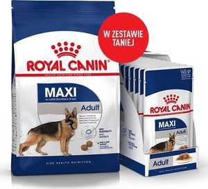 Royal Canin ROYAL CANIN Maxi Adult 15kg + 10x140g saszetka 1
