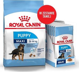 Royal Canin ROYAL CANIN Maxi Puppy 15kg + 10x140g saszetka 1
