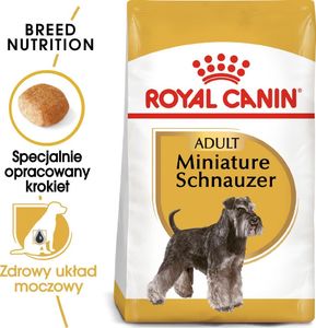 Royal Canin ROYAL CANIN Miniature Schnauzer Adult 7,5kg karma sucha dla psów dorosłych rasy schnauzer miniaturowy + niespodzianka dla psa GRATIS! 2