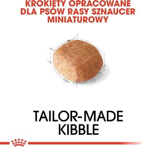 Royal Canin ROYAL CANIN Miniature Schnauzer Adult 7,5kg karma sucha dla psów dorosłych rasy schnauzer miniaturowy + niespodzianka dla psa GRATIS! 6