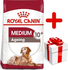 Royal Canin ROYAL CANIN Medium Ageing 10+ 15kg karma sucha dla psów dojrzałych po 10 roku życia, ras średnich + niespodzianka dla psa GRATIS! 1