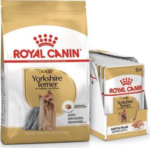Royal Canin ROYAL CANIN Yorkshire Terrier Adult 1,5kg + Yorkshire Terrier Adult 12x85g 1