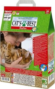 Żwirek dla kota Cats Best JRS Cats Best Eko Plus - Żwirek Drewniany Zbrylający 20l / 8,6kg + Wycieraczka pod kuwetę !!! 2