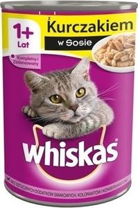 Whiskas WHISKAS Adult puszka 12x400g - mokra karma dla kotów z kurczakiem w sosie 2