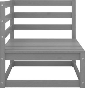 vidaXL Ogrodowe siedzisko narożne z antracytowymi poduszkami, sosnowe 5