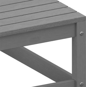 vidaXL Ogrodowe siedzisko narożne z antracytowymi poduszkami, sosnowe 7