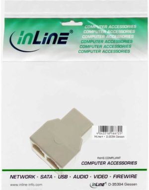 InLine Adapter 1x RJ12 - 2x RJ12 (69999B) 3
