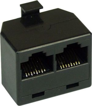 InLine Gniazdo ISDN rack 1x RJ45 męski - 2x RJ45 żeński w/o terminal resistor (69934) 1