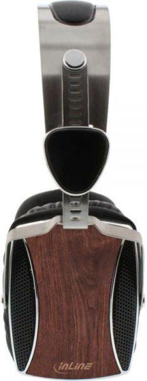 Słuchawki InLine Drewniane nauszne - drewno orzechowe (55358) 7