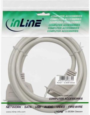 InLine Centronics 36-pin - Centronics 36-pin, 2m, Szary (14432) 2