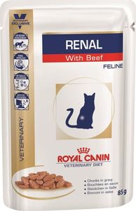 Royal Canin ROYAL CANIN ROYAL CANIN Renal with Beef 24x85g saszetka 1