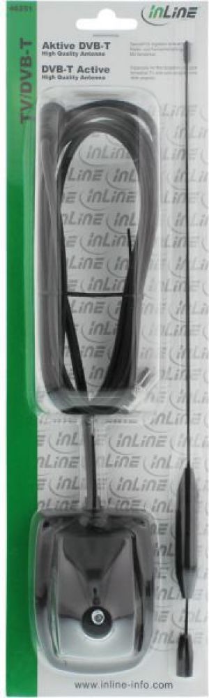 Antena RTV InLine Domowa DVB-T ze wzmacniaczem (46251) 2