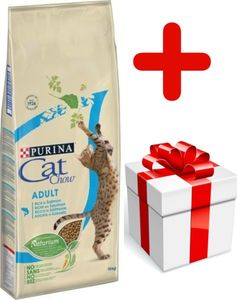 Purina PURINA Cat Chow Adult Tuna and Salmon 15kg + niespodzianka dla kota GRATIS! 1