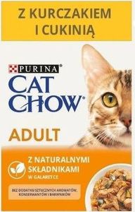Purina PURINA Cat Chow Adult Kurczak i cukinia 85g Saszetka 20+6 GRATIS 2