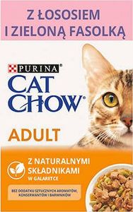 Purina Cat Chow Adult Łosoś i zielona fasolka 85 g Saszetka 1