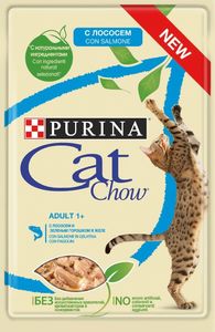 Purina Cat Chow Adult Łosoś i zielona fasolka 85 g Saszetka 2