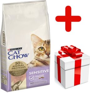 Purina PURINA Cat Chow Special Care Sensitive 15kg + niespodzianka dla kota GRATIS! 1
