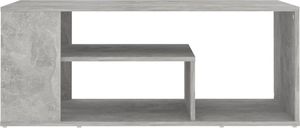 vidaXL Stolik kawowy, szarość betonu, 100x50x40 cm, płyta wiórowa 4