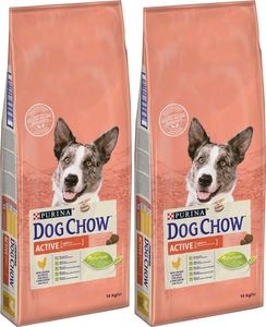 Purina PURINA Dog Chow Adult Active Chicken 2x14kg 1