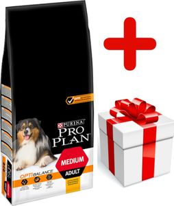 Purina Purina Pro Plan Medium Adult Optibalance, kurczak i ryż 14kg + niespodzianka dla psa GRATIS! 1