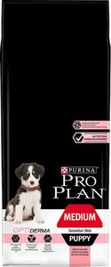 Purina Purina Pro Plan Medium Puppy Sensitive Optiderma, łosoś i ryż 12kg + niespodzianka dla psa GRATIS! 3