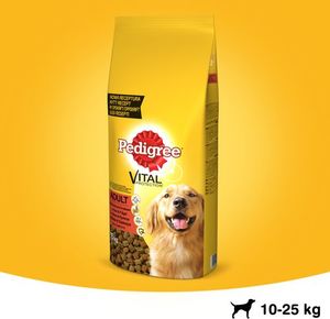 Pedigree PEDIGREE Adult 15kg (średnie rasy) - sucha karma dla psa z wołowiną i drobiem + SKARPETY GRATIS 3