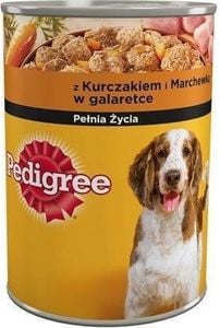 Pedigree PEDIGREE Adult puszka 24x400g - mokra karma dla psów z kurczakiem i marchewką w galaretce 1