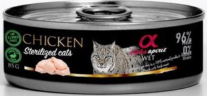 Alpha Spirit ALPHA SPIRIT Kurczak - koty sterylizowane 18x85g 2