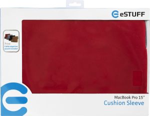 Etui eStuff MacBook PRO 15" czerwone ES1505R 1