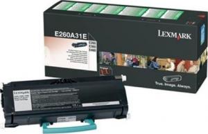 Toner Lexmark E260A31E Black Oryginał  (E260A31E) 1